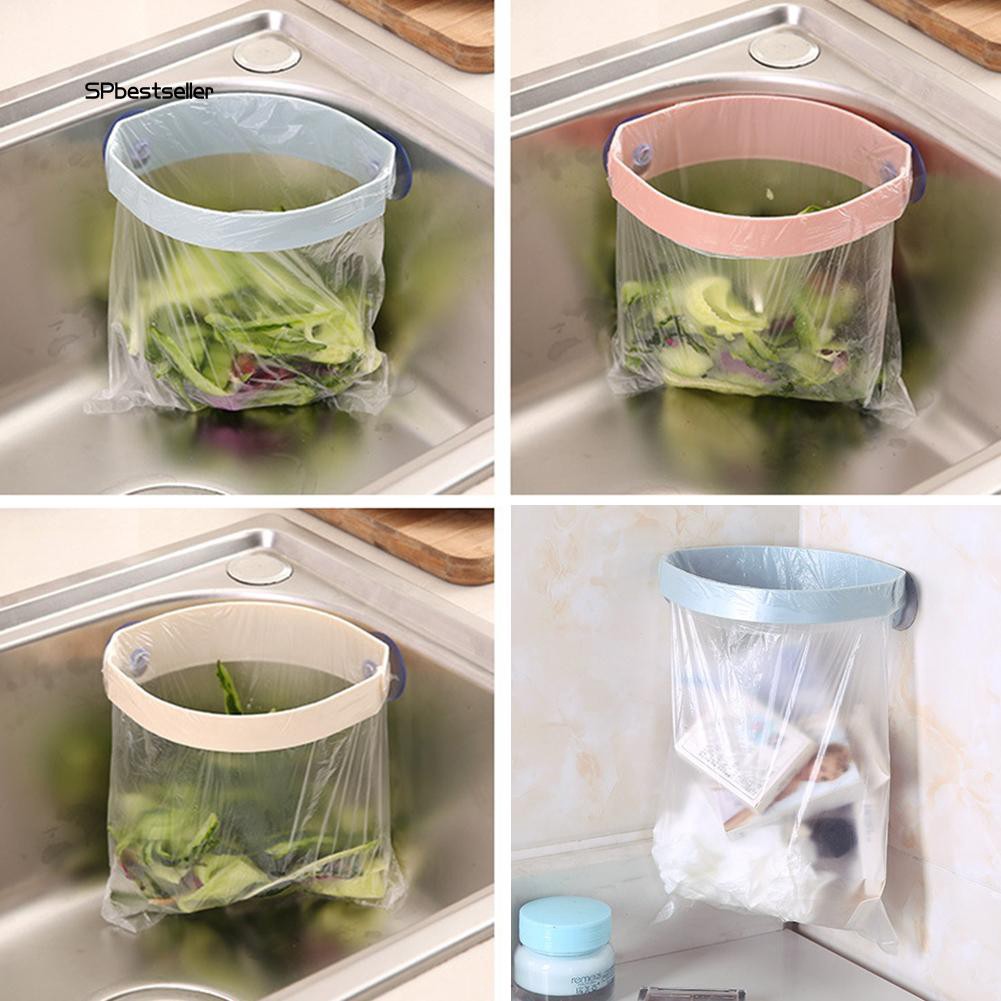 Giá đỡ bao rác có giác hút sáng tạo cho nhà bếp