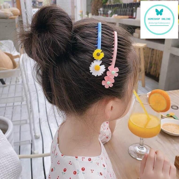 Xược tóc mái cho bé gái siêu xinh Xược kẹp tóc mái cho bé gọn gàng mát mẻ tiện lợi