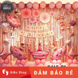 SET TRANG TRÍ SINH NHẬT BÉ GÁI HÌNH CÔNG CHÚA BALE GIÁ SỈ