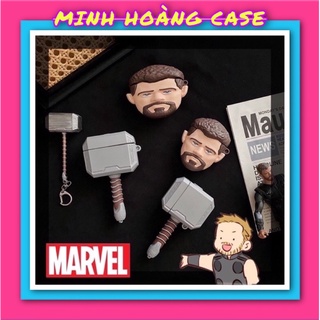 Case Airpod 1/2/Pro Hình Búa và Đầu Thor
