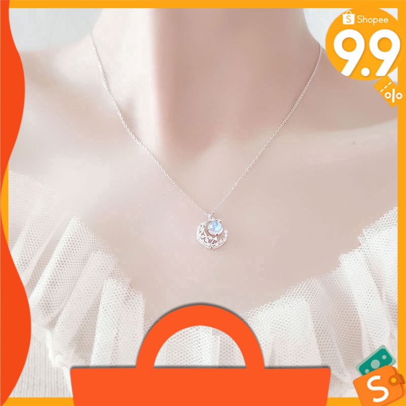 Vòng cổ Mặt Trăng Sang Trọng Phong Cách Hàn Quốc