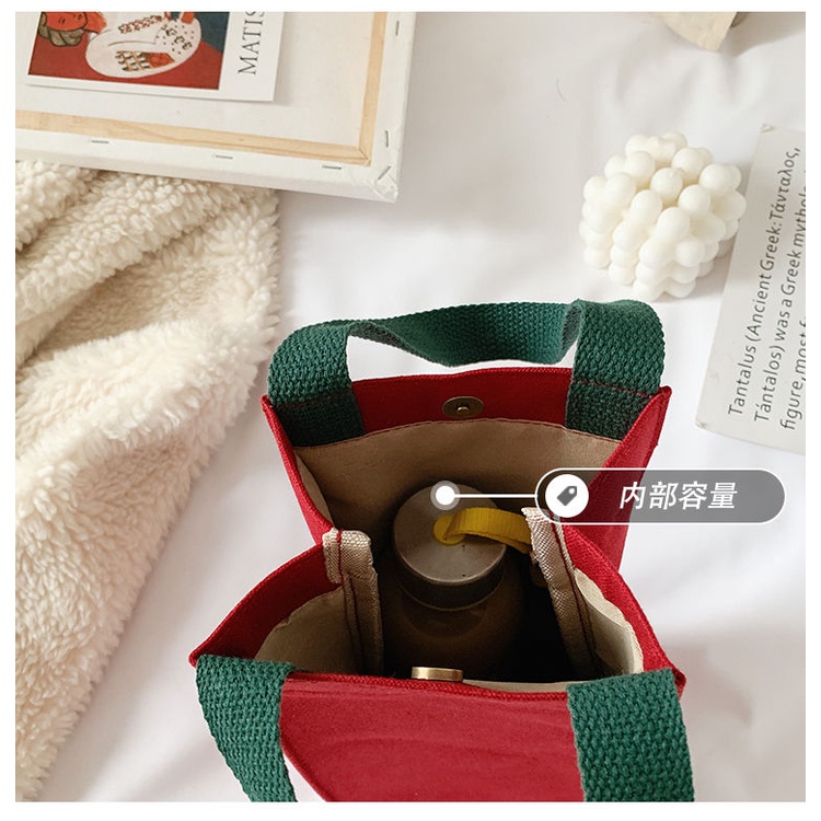 Túi Xách Tay Nữ In Hình Starbucks 2022