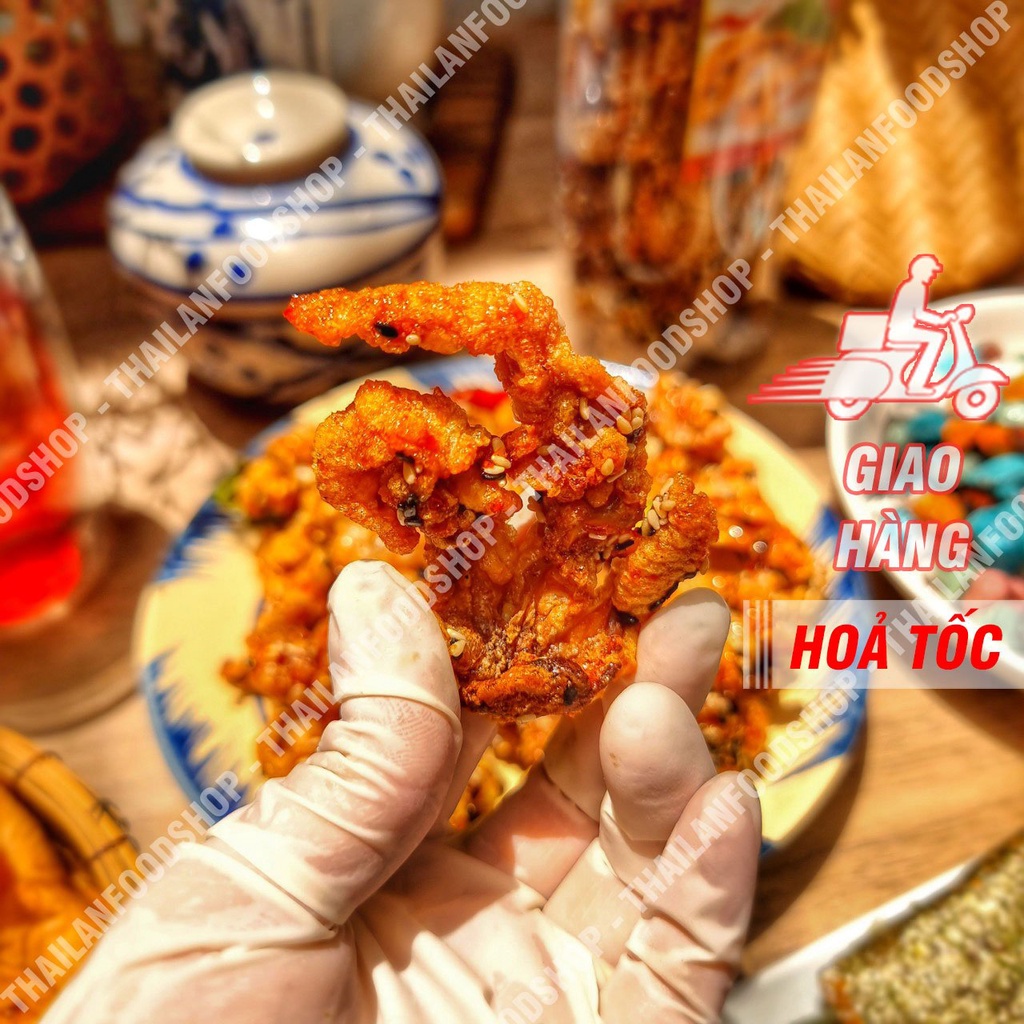 Chân Gà Rút Xương Sấy Giòn Sốt Chanh Dây Túi 1Kg - Ăn Liền