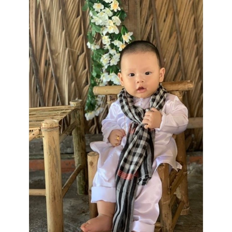 Đồ lam đi chùa cho bé - áo bà ba cho bé trai bé gái ( ĐỦ SIZE) đủ màu - chất lụa siêu mát xinh xắn