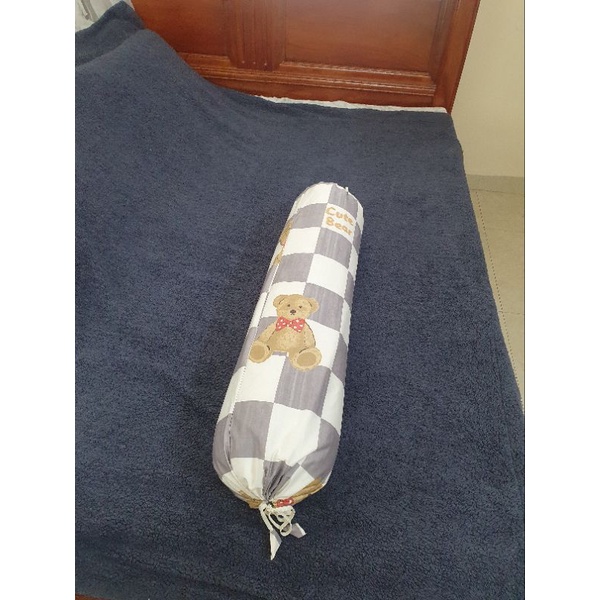 Vỏ Gối Ôm Cotton 100%, May dây chuông, dây rút tiện dụng, size 35x100cm. Chất liệu mềm mát, mẫu Kute