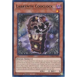 Thẻ Bài Yugioh Labrynth Cooclock - TAMA-EN020 - Rare 1st Edition