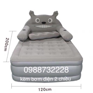 giường hơi 3 tầng kèm bơm ,gối,và miếng vá
