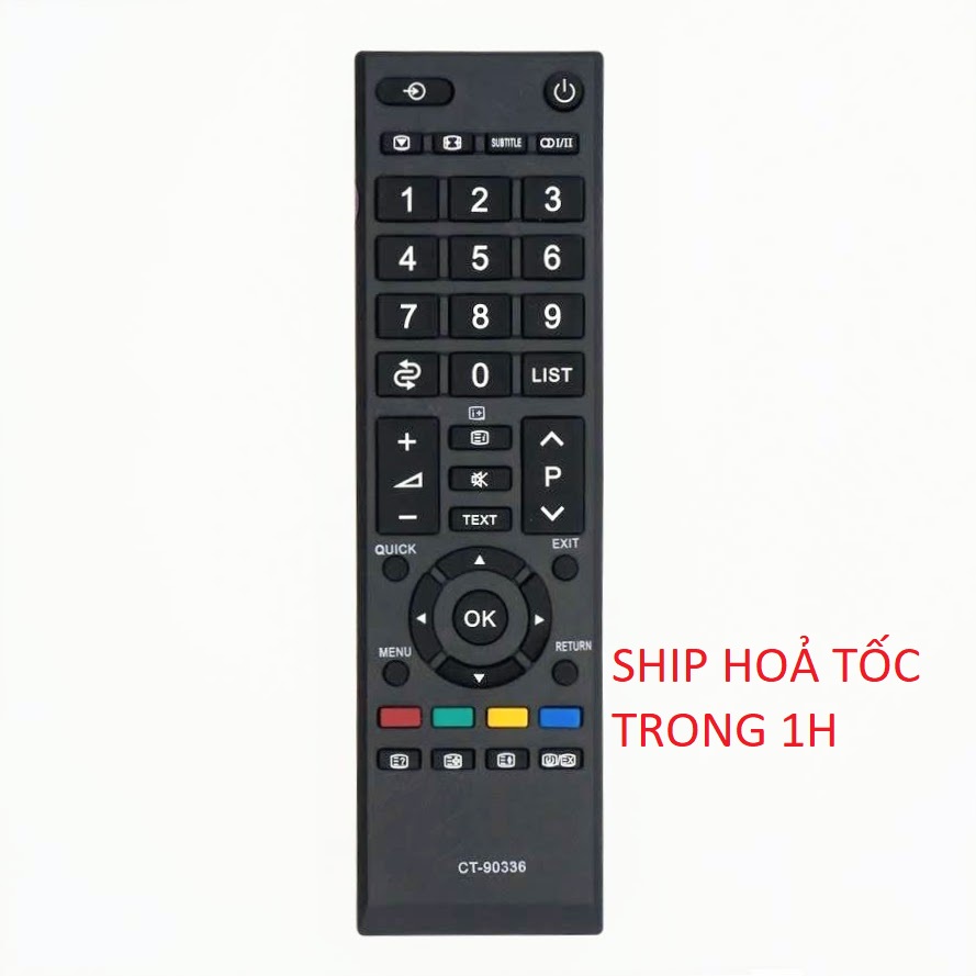 REMOTE ĐIỀU KHIỂN TIVI TOSHIBA LCD/LED CT-90 . Tặng pin***