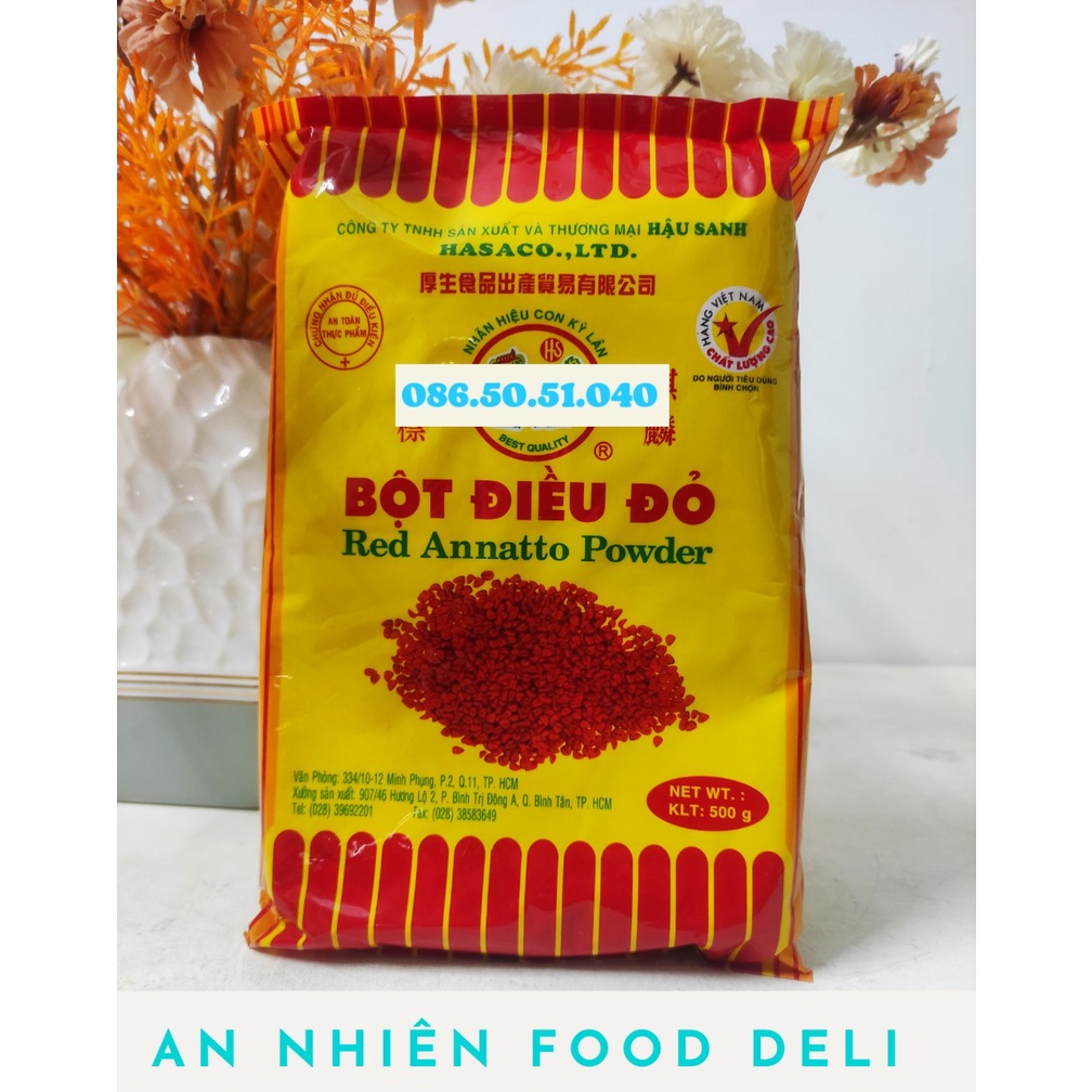 Bột Hoa Hiên Phẩm Màu Đỏ Dùng Quay Vịt Nướng Thịt Thơm Ngon Đẹp Mắt
