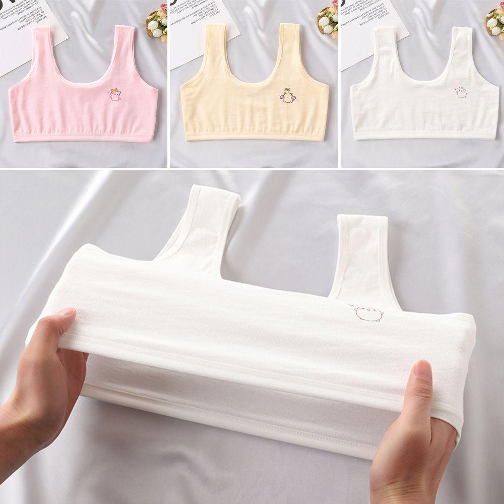 Áo Tank Top Chất Liệu Cotton Họa Tiết Hoạt Hình Cho Bé Gái