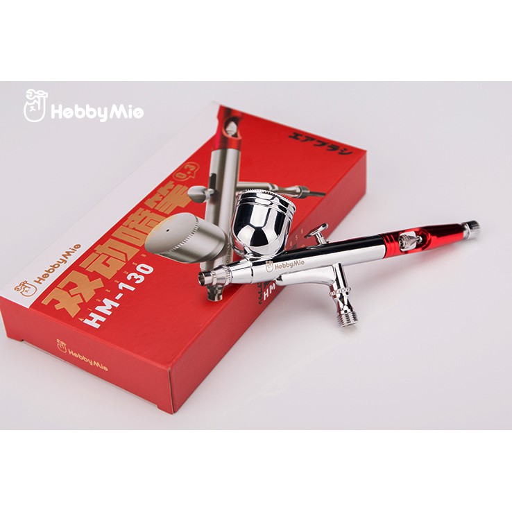 Hobby Mio Súng phun sơn Airbrush HM-130 0.3MM (TAM)