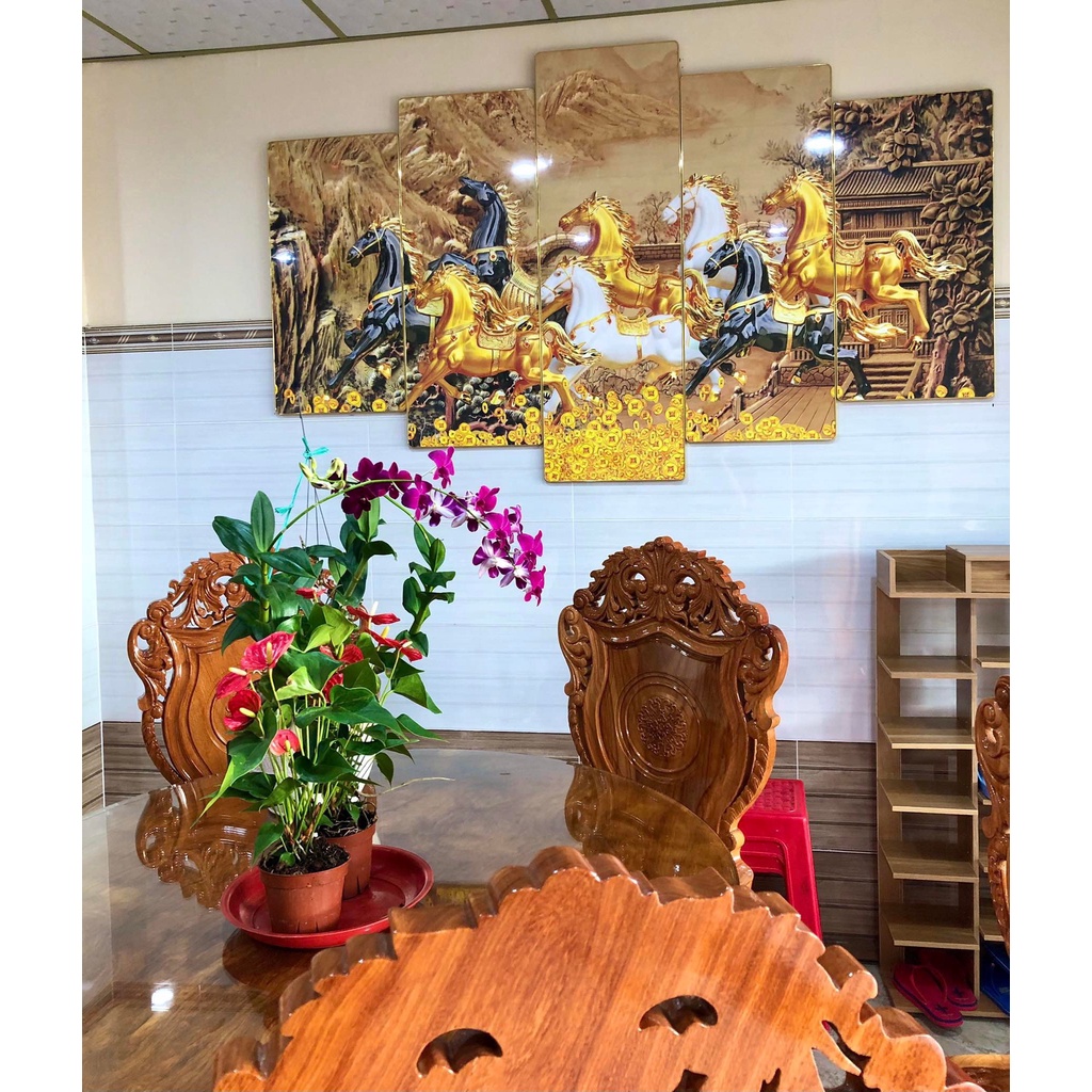 Tranh Treo Tường Tráng Gương, Tranh Treo Phòng Khách, Phòng Ngủ, Trang Trí Nhà Cửa Kích Thước 90x1m5