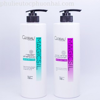 Dầu gội và xả Ceorali Magicsil phục hồi tóc chuyên sâu
