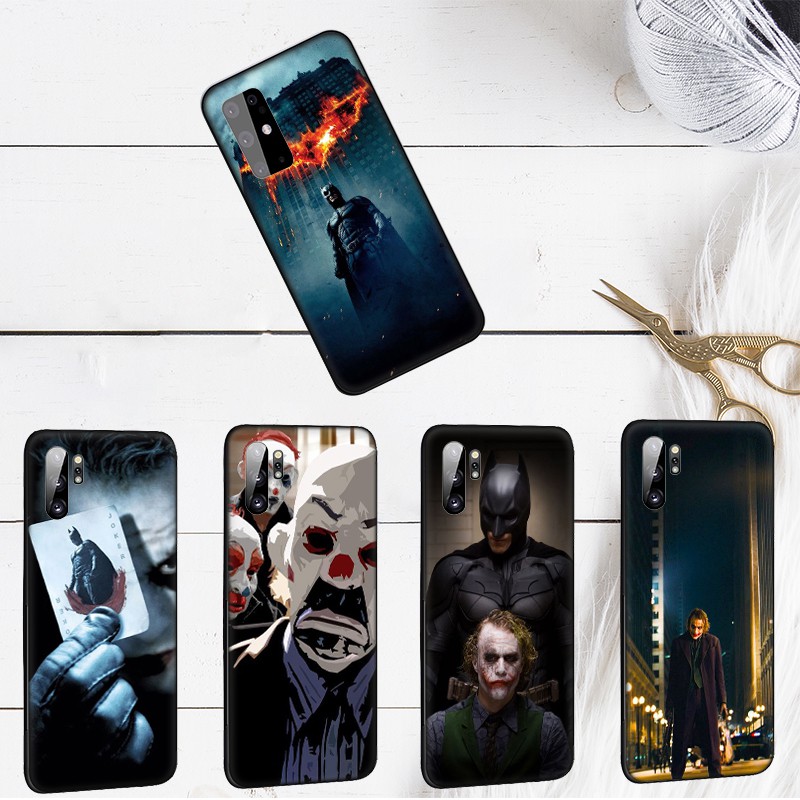 Ốp lưng silicone họa tiết phim Batman Dark Knight cho Samsung Galaxy Note 20 Ultra 10 9 8 Plus Lite Note20 Note10 Note9