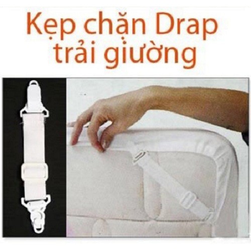 Bộ 4 kẹp cố định chống xô lệch ga giường