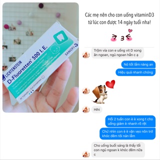 Canxi và Vitamin D3 cho bé