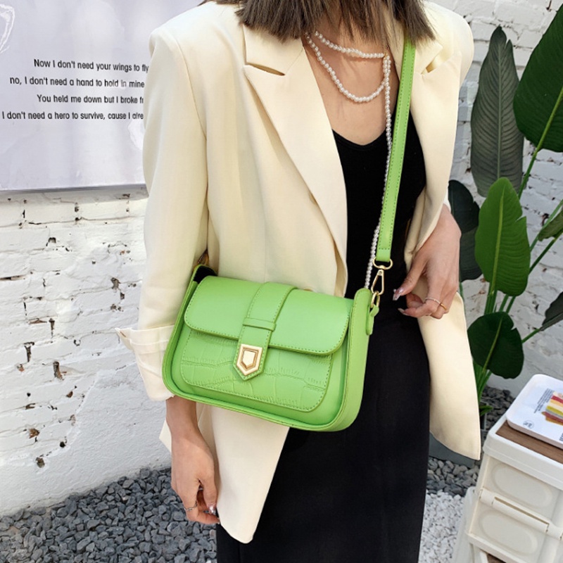 IELGY Túi Đeo Vai Thời Trang Hàn Quốc Họa Tiết Đá Dễ Phối Đồ Cho Nữ