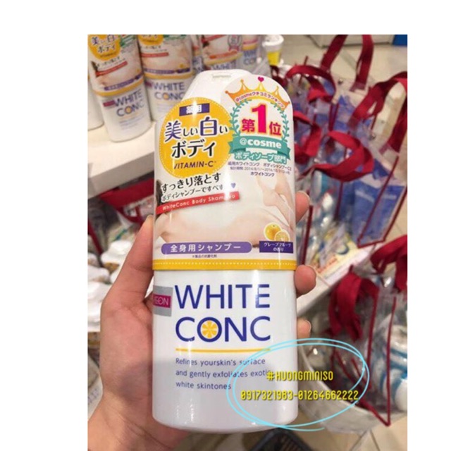 Sữa Tắm WHITE CONC - Nhật Bản