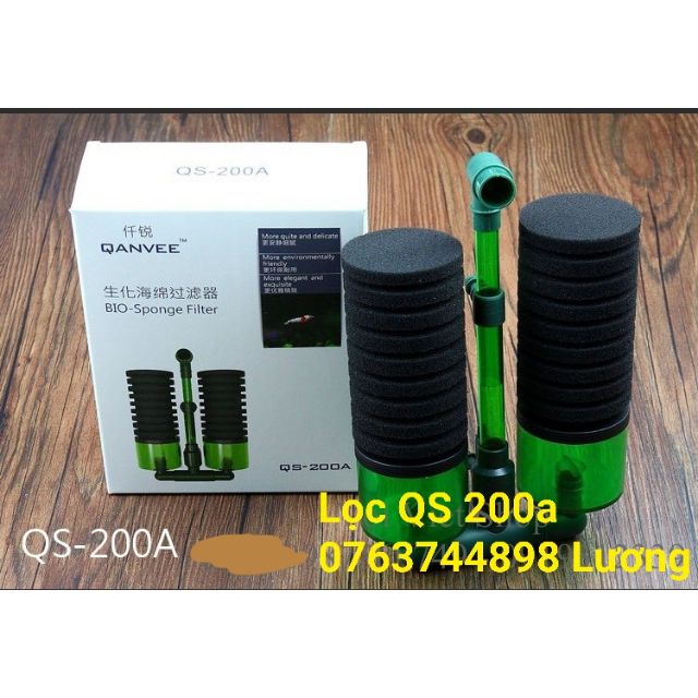 Lọc bio Qanvee QS-200A cho hồ cá