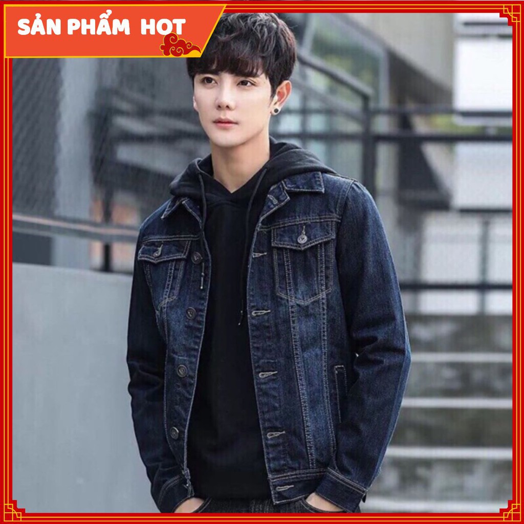 Áo Khoác Jean Nam Chuẩn Soái Ca