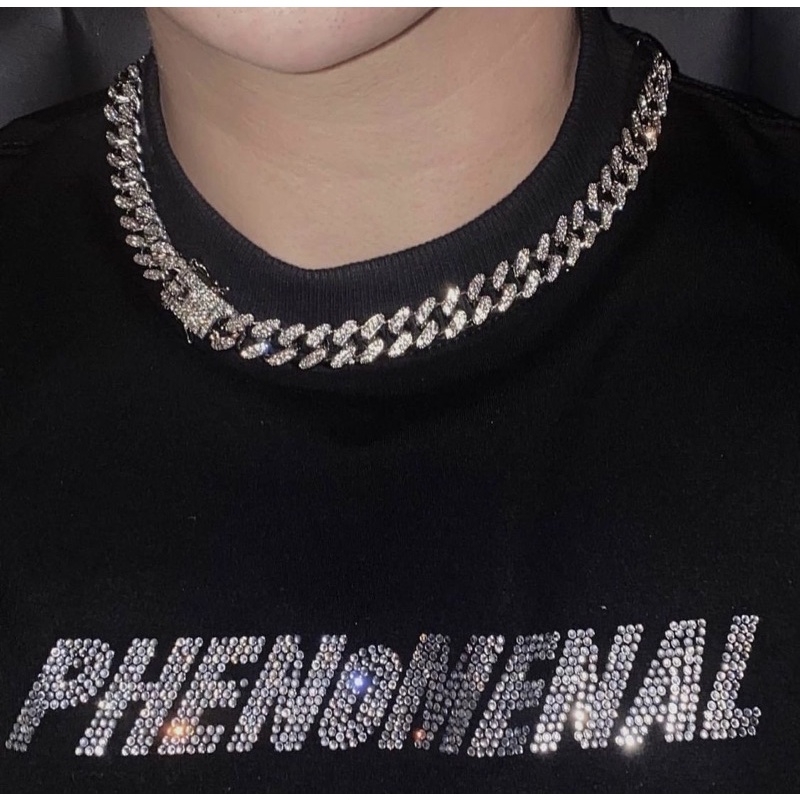ÁO THUN UNISEX PHENOMENAL ĐÍNH ĐÁ - PHENOMENAL GEMSTONES ĐEN (có 2 màu đen - trắng)