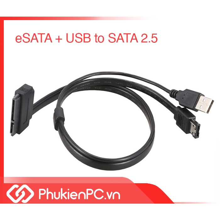 Cáp ESATA sang SATA 2.5 HDD SSD