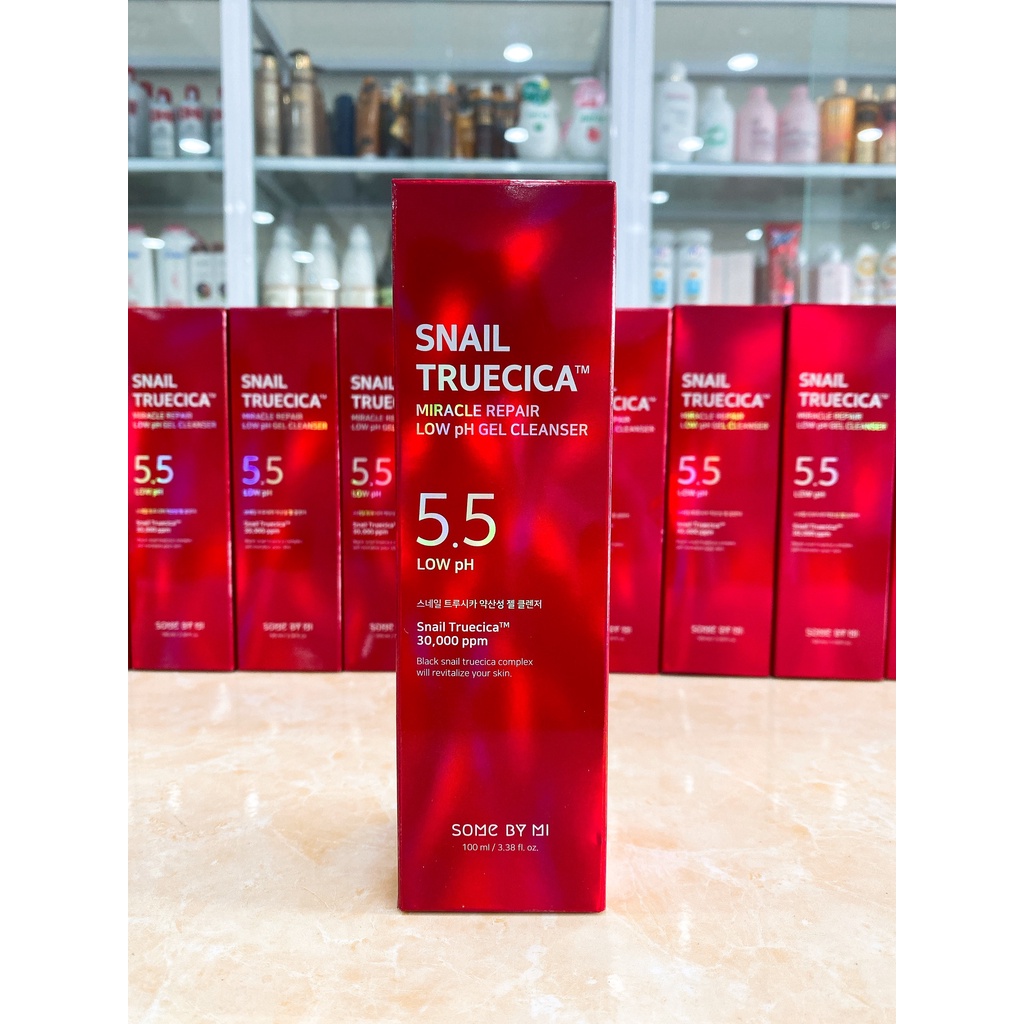 Sữa Rửa Mặt Some By Mi Snail Truecica Miracle Repair Low pH 5.5 Gel Cleanser Hàn Quốc 100ml