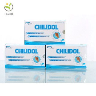 Chilidol giúp giảm ho đờm đau họng khản tiếng hộp 30 viên - Healthy Pharmacy
