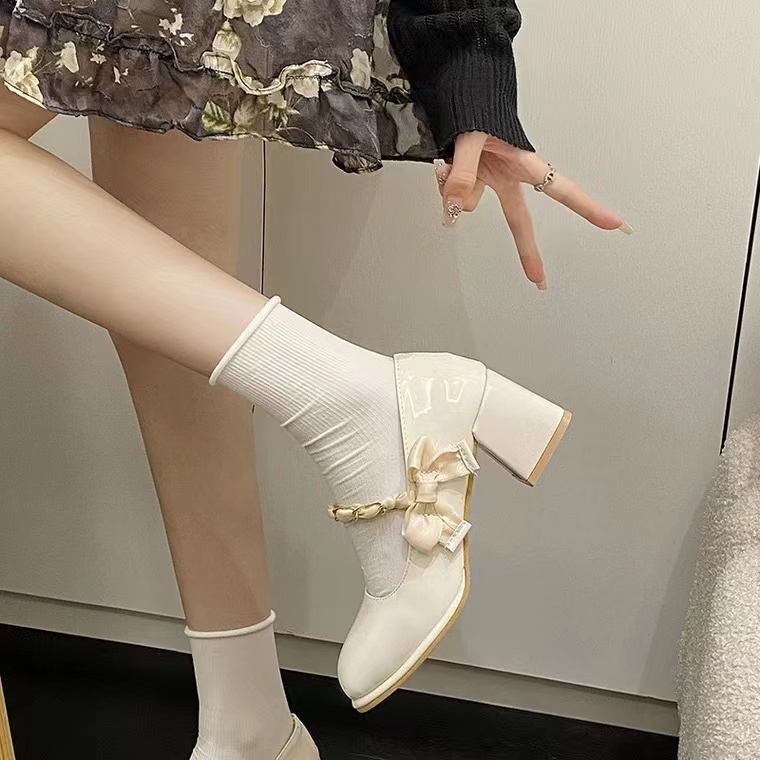 Giày Cao Gót Đế Dày Thời Trang Công Sở Thanh Lịch Cho Nữ