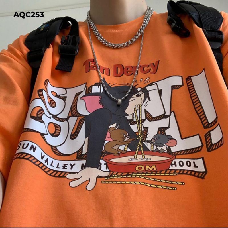 Áo thun tay lỡ unisex Tan Dercy