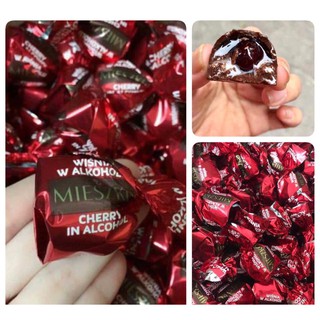 Kẹo socola rượu nhân cherry Mieszko_chính hãng Nga