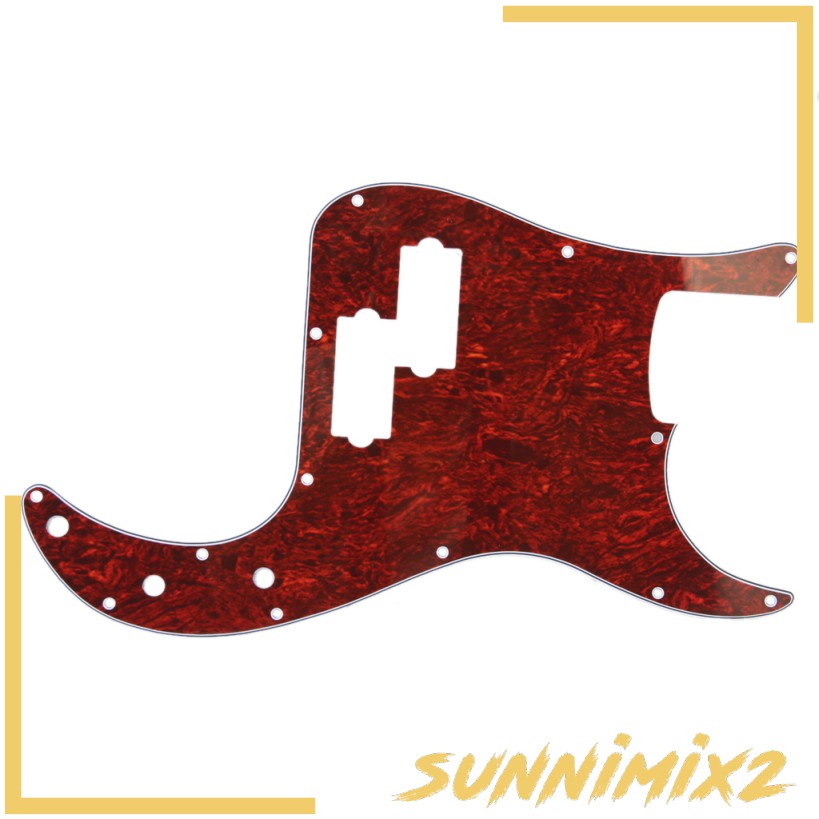 Vỏ BọC ĐàN Guitar Bass PB 3 Ply 13 Lỗ MàU Đỏ Sunnimix2 ChốNg TrầY Xước