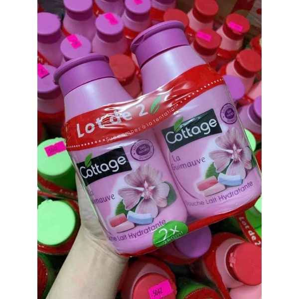 Set 2 Chai Sữa Tắm 𝗖𝗢𝗧𝗧𝗔𝗚𝗘 - Pháp (250ml x2) alohashop91