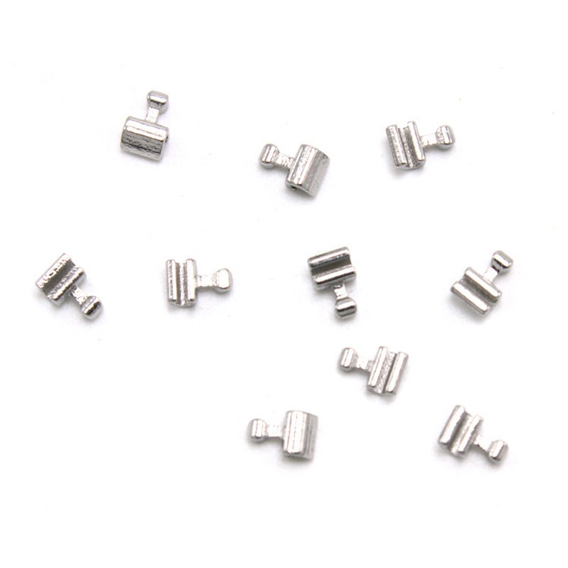 Set 10 Móc Cố Định Răng Bằng Thép Không Gỉ Cho Chỉnh Nha