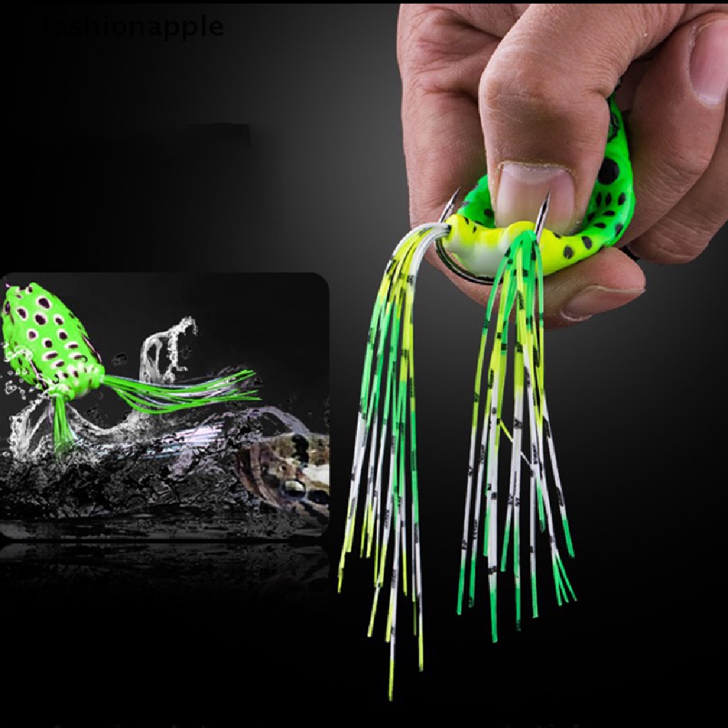 Mồi câu cá nhân tạo hình chú ếch bằng silicone mềm 6cm 4.5g