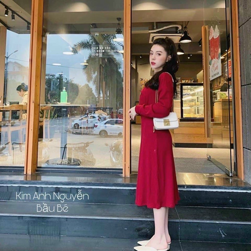 SET ĐẦM HAI DÂY VÀ ÁO KHOÁC LEN GÂN SIÊU XINH KÈM ẢNH THẬT