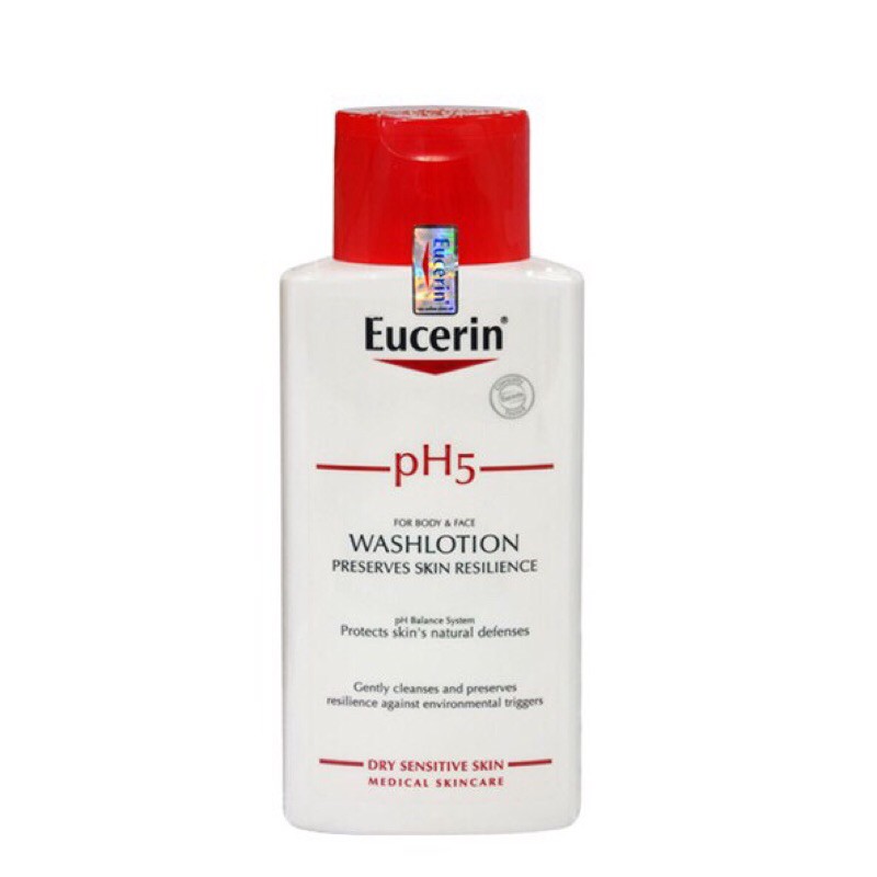 [ Chính Hãng Tem Phụ Tiếng Việt date mới nhất] EUCERIN SỮA TẮM PH5 DÀNH CHO DA NHẠY CẢM