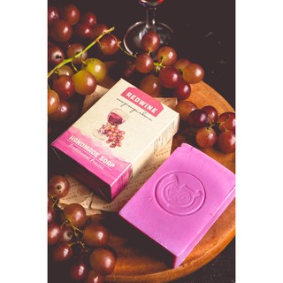 XÀ PHÒNG HANDMADE GREEN GARDEN RƯỢU ĐỎ (RED WINE HANDMADE SOAP)