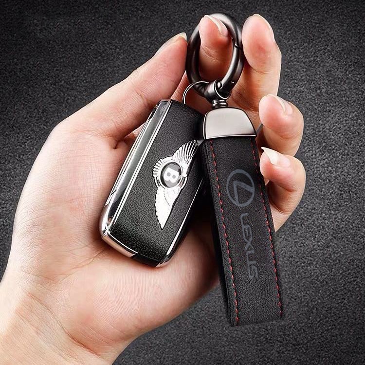 Móc Chìa Khóa Xe Hơi Lexus NX ES RX LS UX LM Bằng Da Cao Cấp