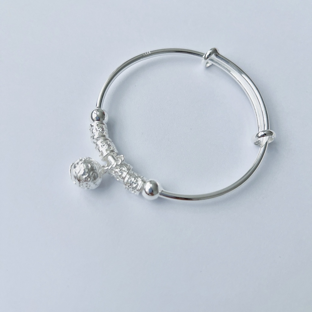 BÁN LỖ_ Vòng tay bạc nữ S925 kèm chuông Sunflower SUN11 | BigBuy360 - bigbuy360.vn