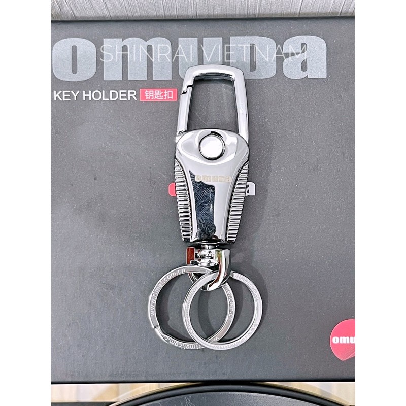 Móc Chìa Khóa Xe Máy Ô Tô Omuda INOX 3744