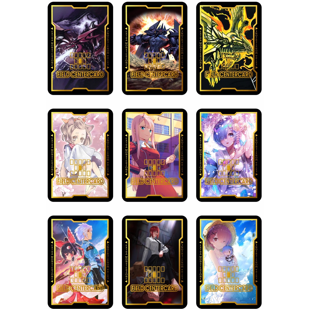 Thẻ Bài Yu-Gi-Oh! Field Center Custom Handmade Ép Plastic - In Hình Tự Chọn - Giá Rẻ!!!