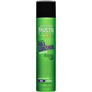 Bình keo xịt tạo hình tóc Garnier Fructis Style Full Control Anti-Humidity  Hairspray Ultra Strong Hold 234g (Mỹ)