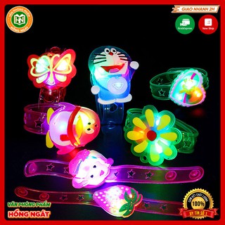 Hình ảnh Đồ chơi trẻ em vòng tay hoạt hình phát sáng có đèn led bằng nhựa dùng làm quà tặng cho bé từ 2 tuổi