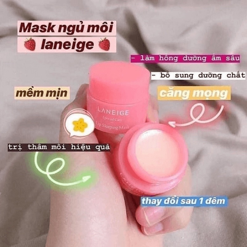 Mặt nạ ngủ làm hồng môi cấp tốc Laneige Lip Sleeping Mask mini 3g