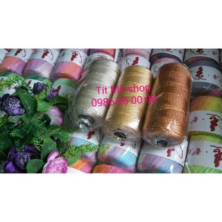 Combo sợi thô và phụ kiện túi
