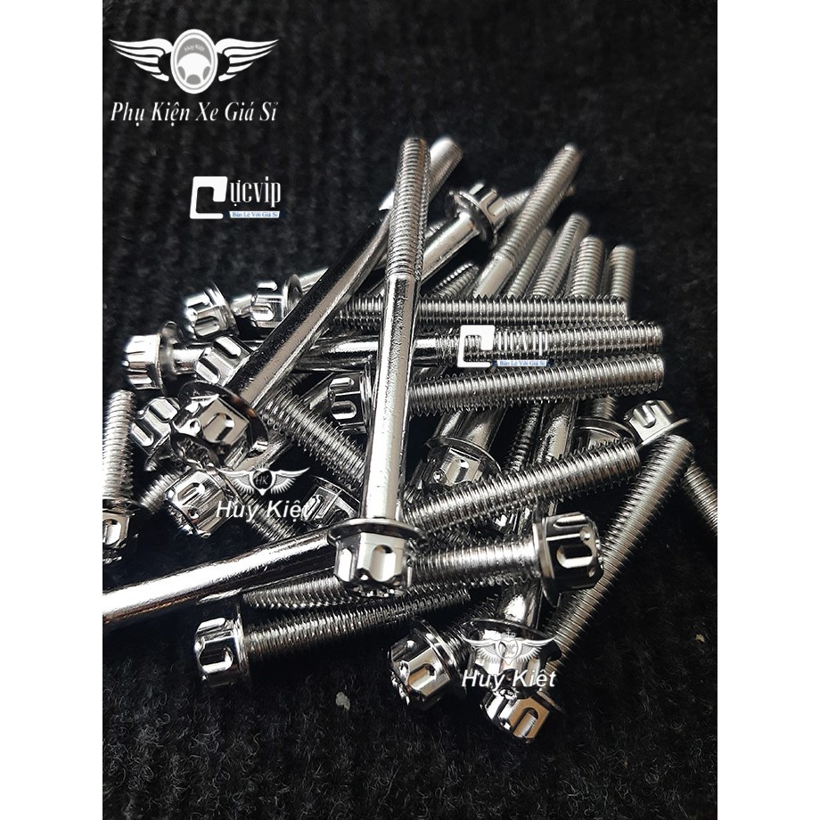 Bộ Ốc Máy Wave, Dream Salaya Inox 100% MS3864