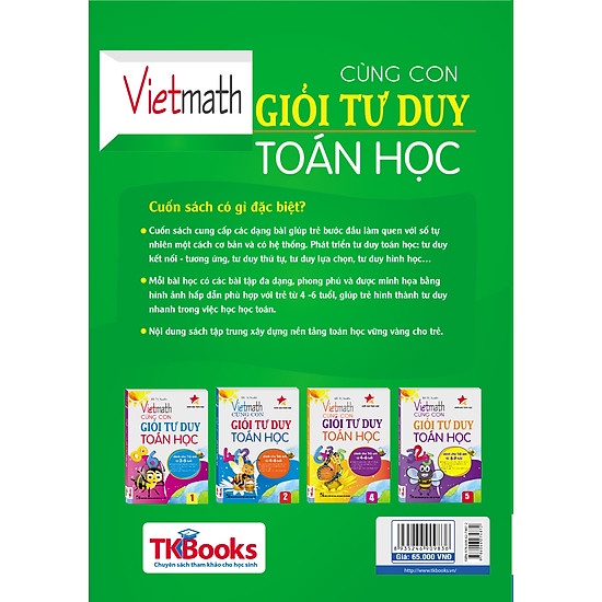 Sách - Vietmath - Cùng Con Giỏi Tư Duy Toán Học - Tập 3 ( Tái bản 2020 )