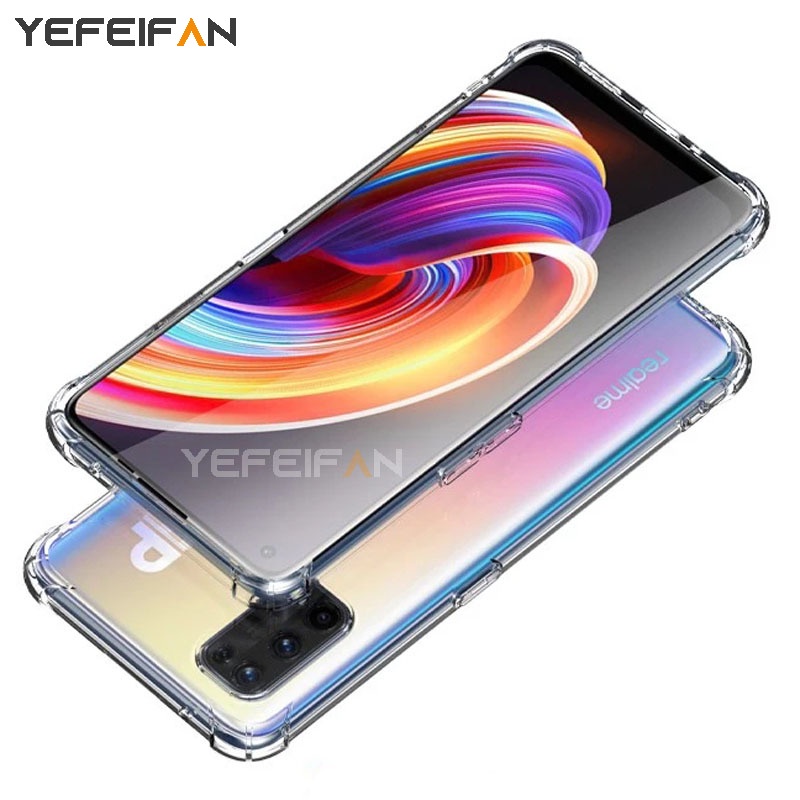 Ốp điện thoại silicon mềm chống sốc cho Realme C21Y C25 C11 2021 C17 C15 GT 5G 7i X3 Super Zoom