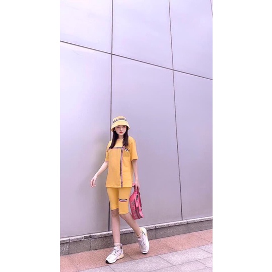 SET BỘ THỜI TRANG LỬNG PHỐI VIỀN SỌC SIÊU DỄ THƯƠNG SIZE 40-75KG